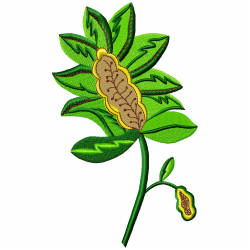 Flowers And Tree Embroidery Design 11 Flowers And Tree Embroidery Design 11